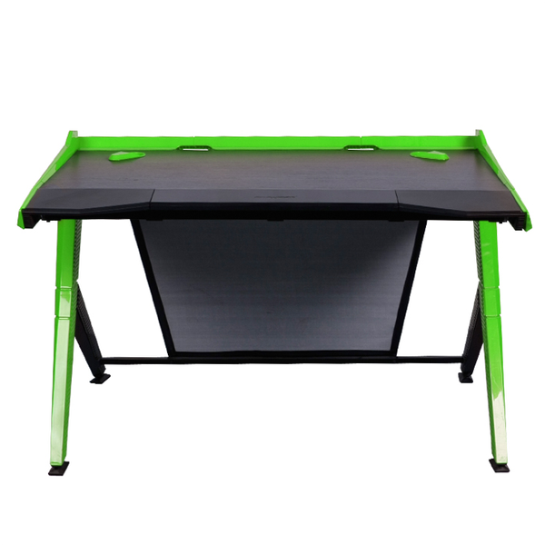 DXRacer Gaming Desk Green - Front