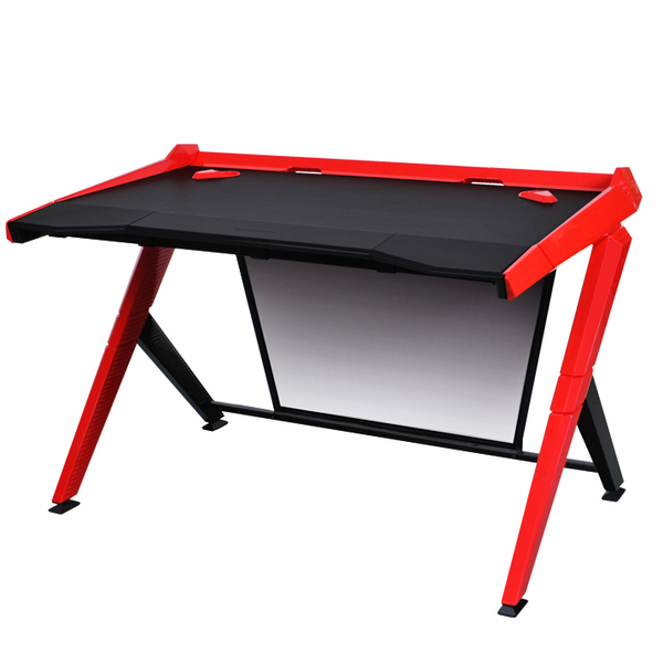 DXRacer Gaming Desk Red - Angle