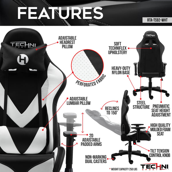 Techni Sport TS92 White - Features